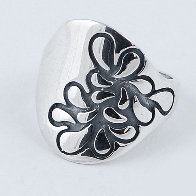 Inel din Argint 925 decorat cu model floral