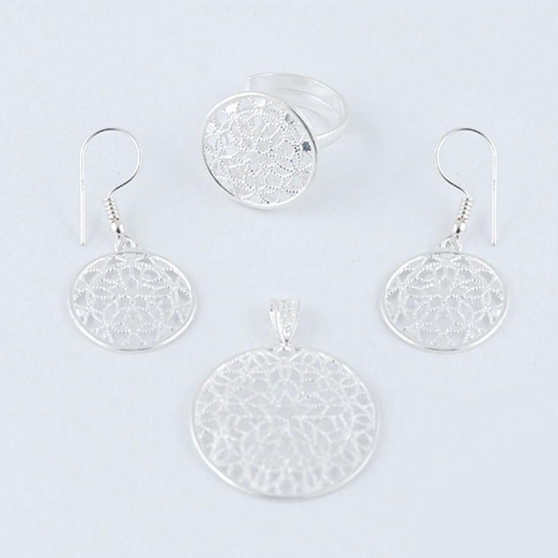 Set din Argint 925 cu model filigran