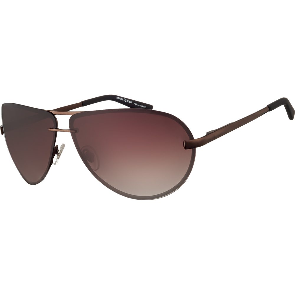 Ochelari de soare maro, pentru barbati, Daniel Klein Premium, DK3074-3