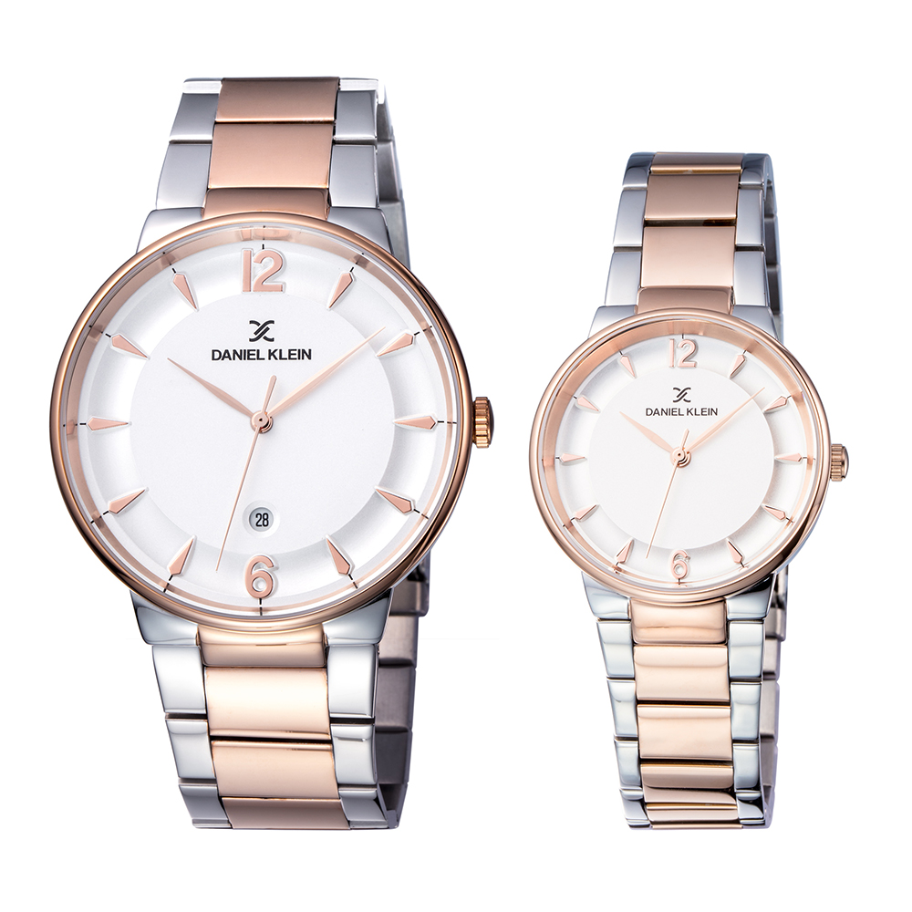 Set ceasuri pentru dama si barbati, Daniel Klein Pair, DK11976-2