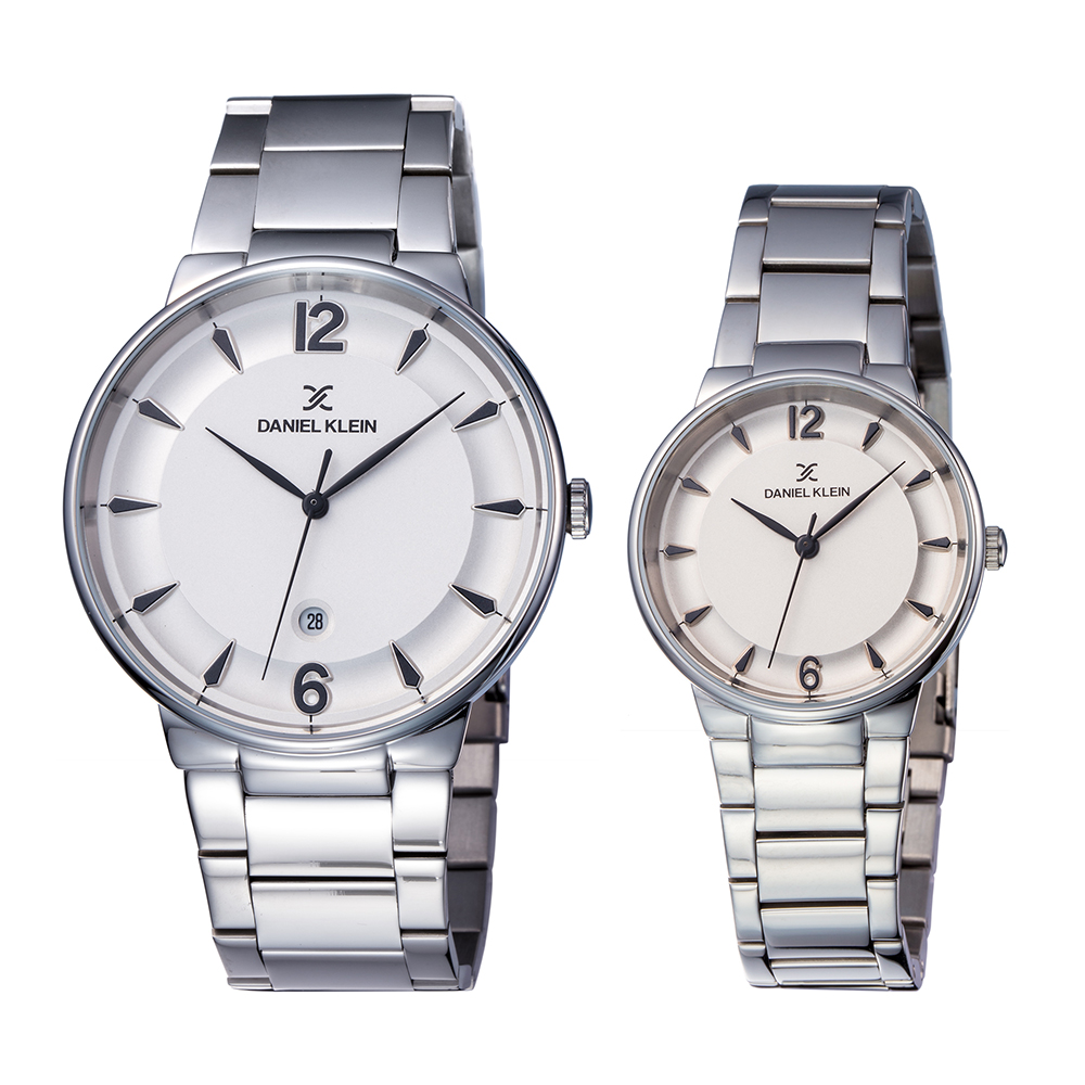 Set ceasuri pentru dama si barbati, Daniel Klein Pair, DK11976-3