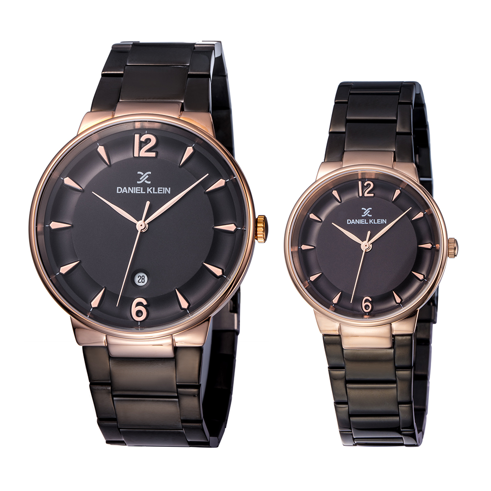 Set ceasuri pentru dama si barbati, Daniel Klein Pair, DK11976-5