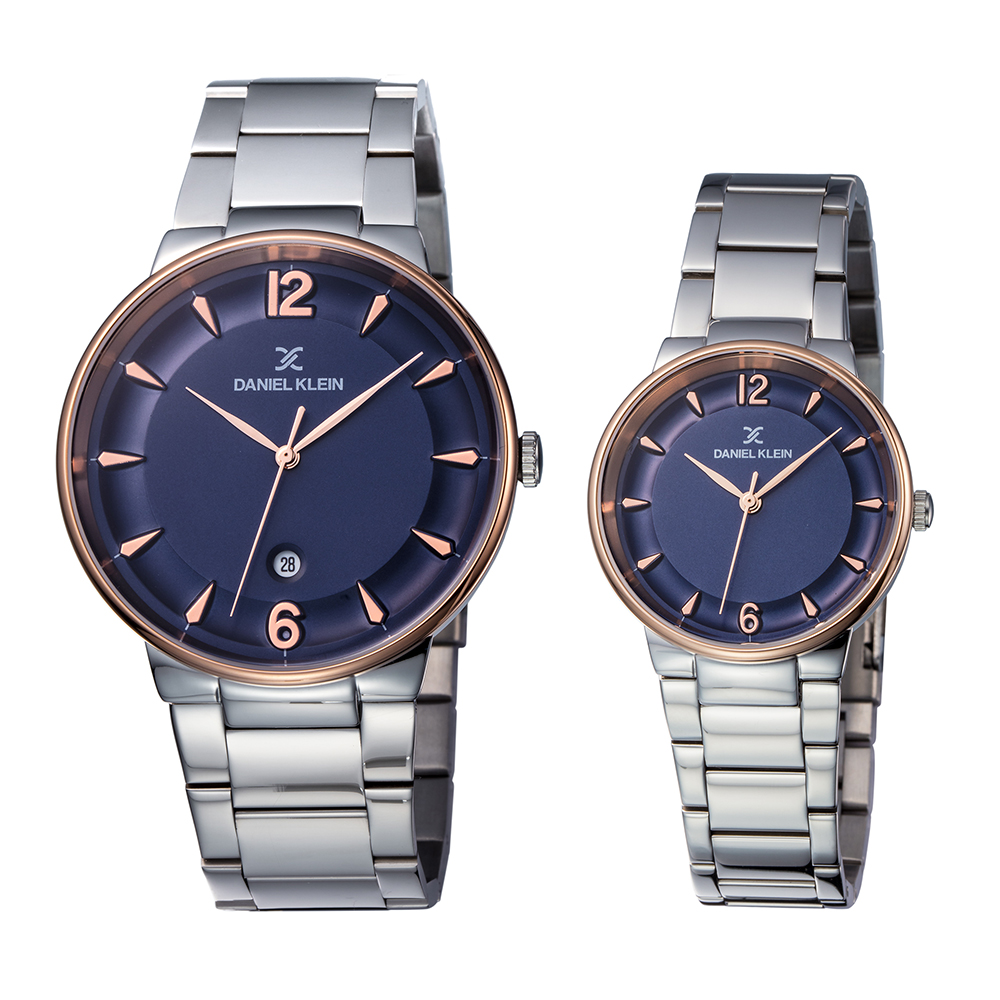 Set ceasuri pentru dama si barbati, Daniel Klein Pair, DK11976-6