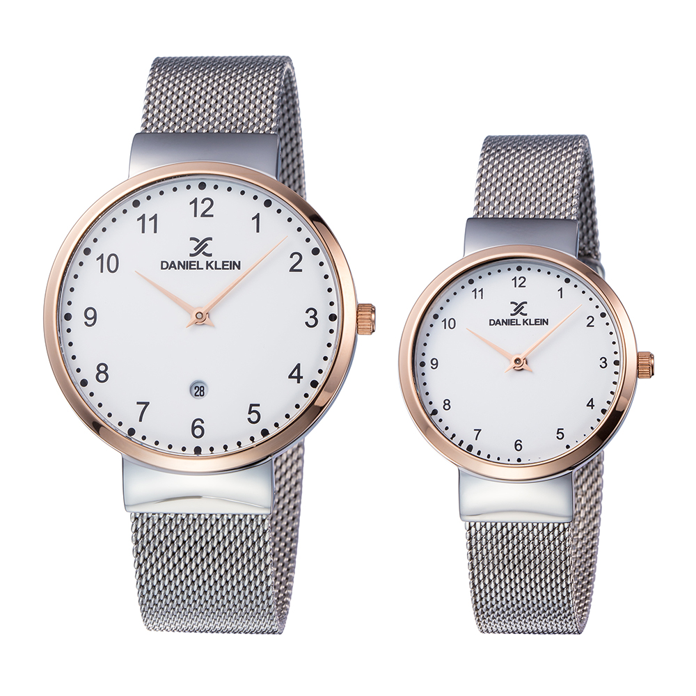 Set ceasuri pentru dama si barbati, Daniel Klein Pair, DK11977-2