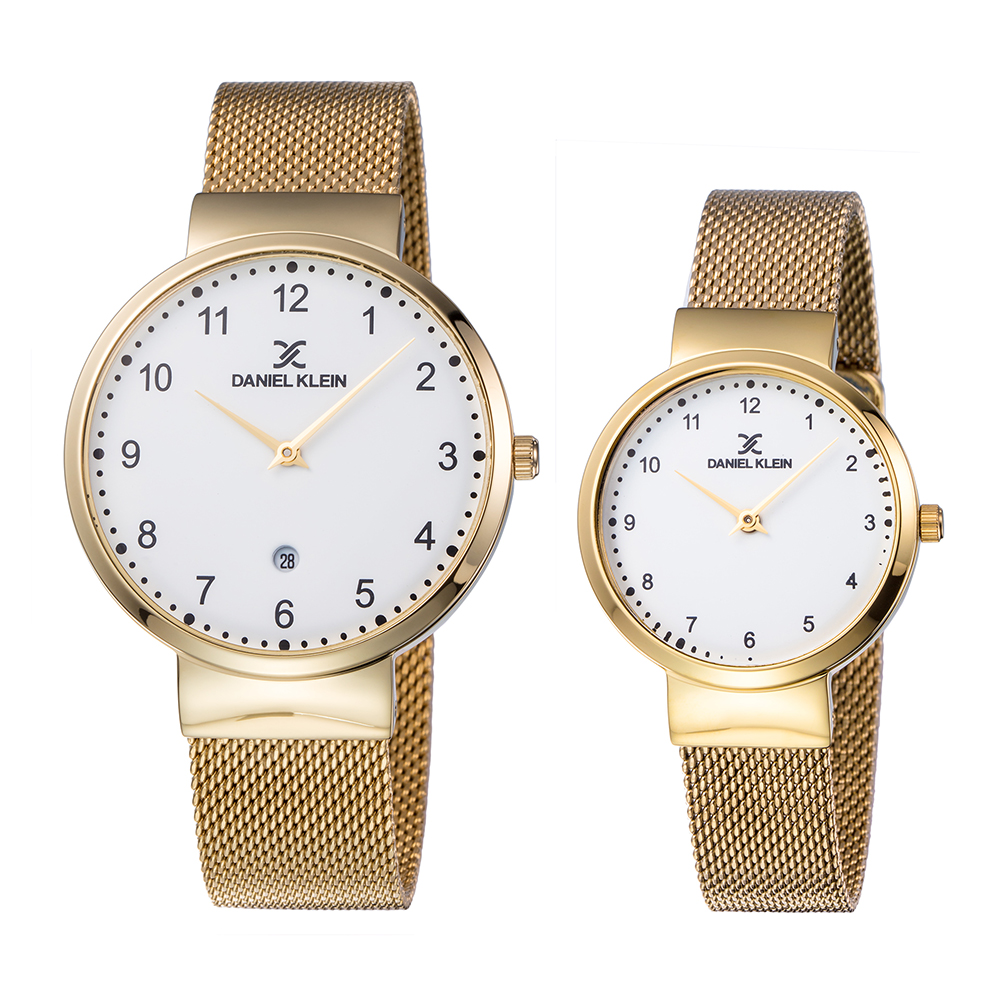 Set ceasuri pentru dama si barbati, Daniel Klein Pair, DK11977-6