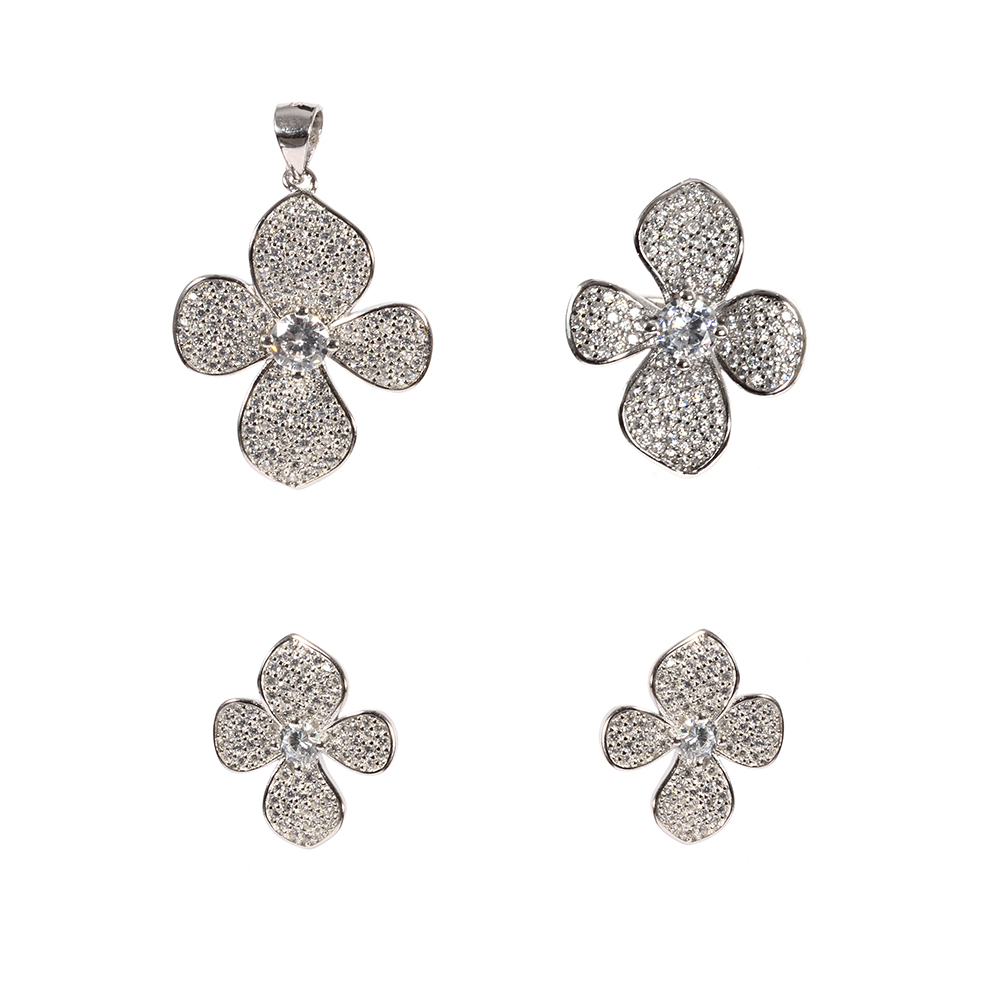 Set argint amelia, marime 54