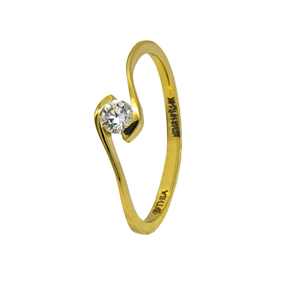 Inel de logodna din aur 585 Thia Diamond cu diamant de 0.15c