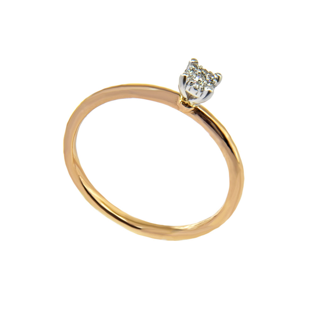 Inel de logodna din aur 750 Thia Diamond cu diamante de 0.01c si 0.04c