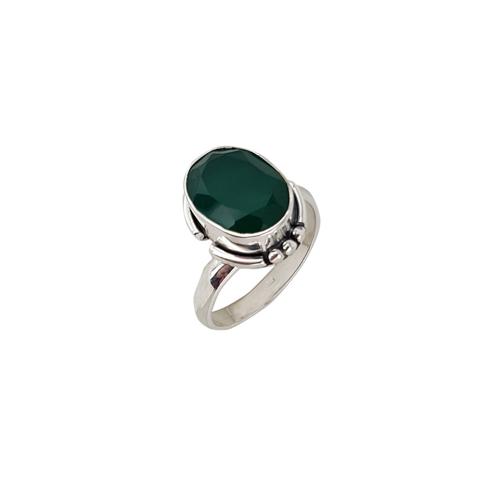 Inel reglabil argint Colette cu onix verde argint imagine 2022 crono24.ro
