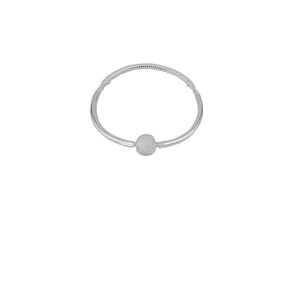 Bratara argint pentru talismane semi-fixa, lungime 18 cm