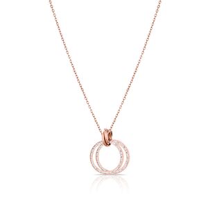 Lant auriu rose, Freelook, pentru dama, din otel inoxidabil, FRJ.3.6001-4