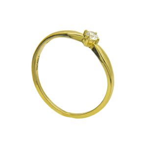 Inel de logodna din aur 585 Thia Diamond solitaire cu diamant de 0.10 carate