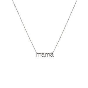 Lant argint Ibu cu textul mama