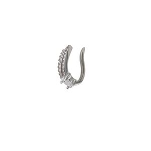 Cercei argint cuff cu zirconii   Thia