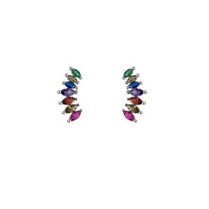 Cercei argint 925 Thia multicolori