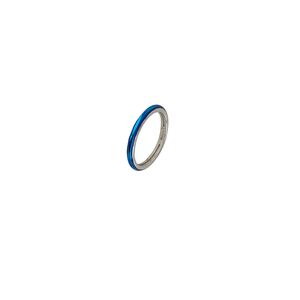 Inel argint 925 Thia cu email albastru marime 51