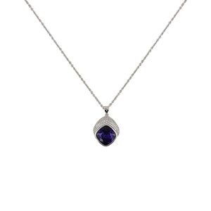 Lant argint elegant crystal mov Thia