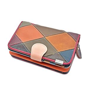 Portofel Angel Din Piele Naturala Multicolor