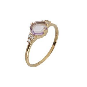 Inel aur 14K Thia crystal, marimea 54