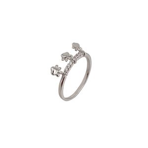 Inel argint labute zirconii Ashi marimea 54