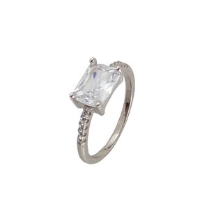 Inel argint logodna zirconii Thia marime 52