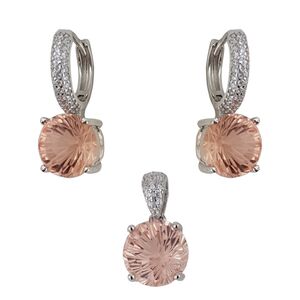 Set argint elegant crystal Thia