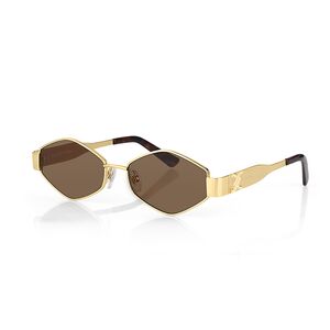Ochelari de soare maro, pentru dama, Daniel Klein Sunglasses, DK4325-2