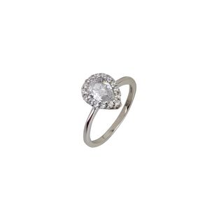 Inel argint elegant lacrima Anya marimea 51
