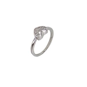 Inel argint inima zirconii Dila marimea 54