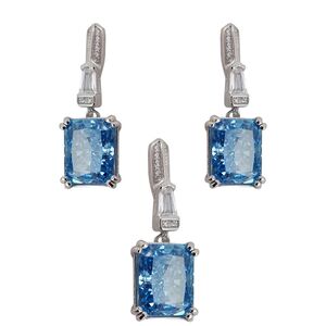 Set argint elegant alexandrit Thia