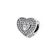 Talisman inima din Argint 925 si zirconiu alb