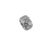 Talisman clips din argint cu zirconii albe