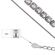Bratara tennis din argint cu zirconii albe de 2 mm