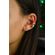 Cercei argint ear cuff cu zirconii albe