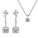 Set elegant din argint Magic Crystals