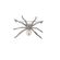 Brosa argint shiny spider cu perla si zirconii albe
