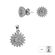 Set argint elegant cu zirconii Amiyah