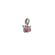 Talisman argint Bambi cu email