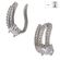 Cercei argint 925 Thia ear cuff cu zirconii