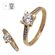 Inel aur 585 Thia logodna cu zirconii, marimea 51