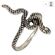 Inel argint 925 Snake, pentru dama, marimea 56