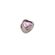 Talisman argint inimioara roz